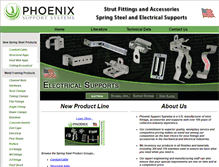 Tablet Screenshot of phoenixsupportsystems.com